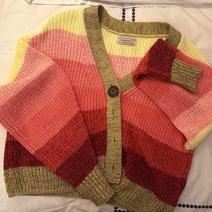 Urban Outfitters Sunset Cropped Cardigan Sweater